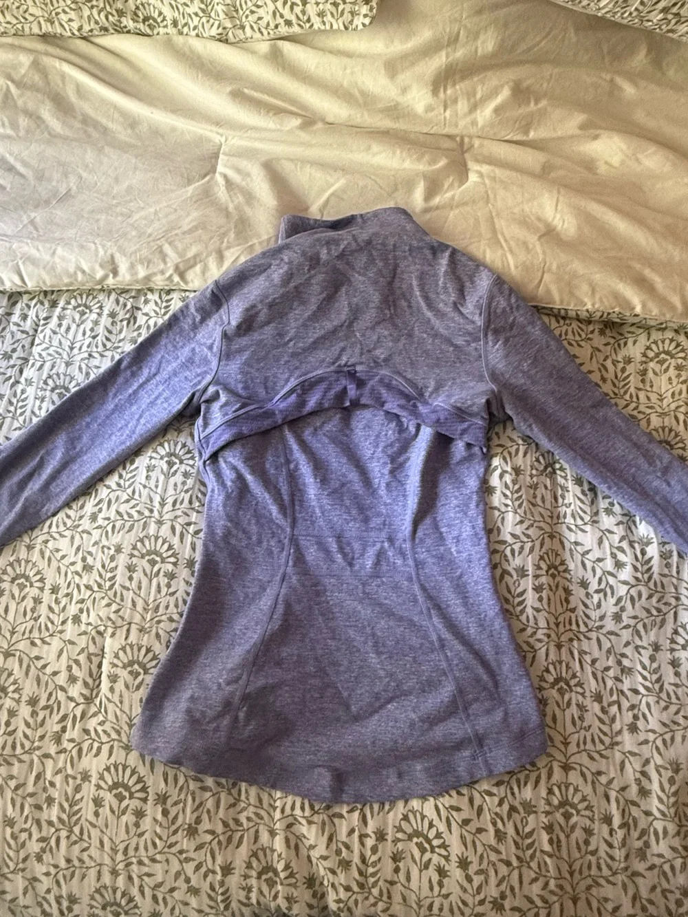 lululemon athletica Heathered Lavender Full-Zip Performance Jacket
